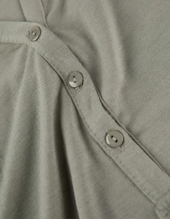 Longsleeve - Viscose - donkergroen