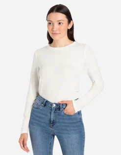 Longsleeve - Viscose - wit