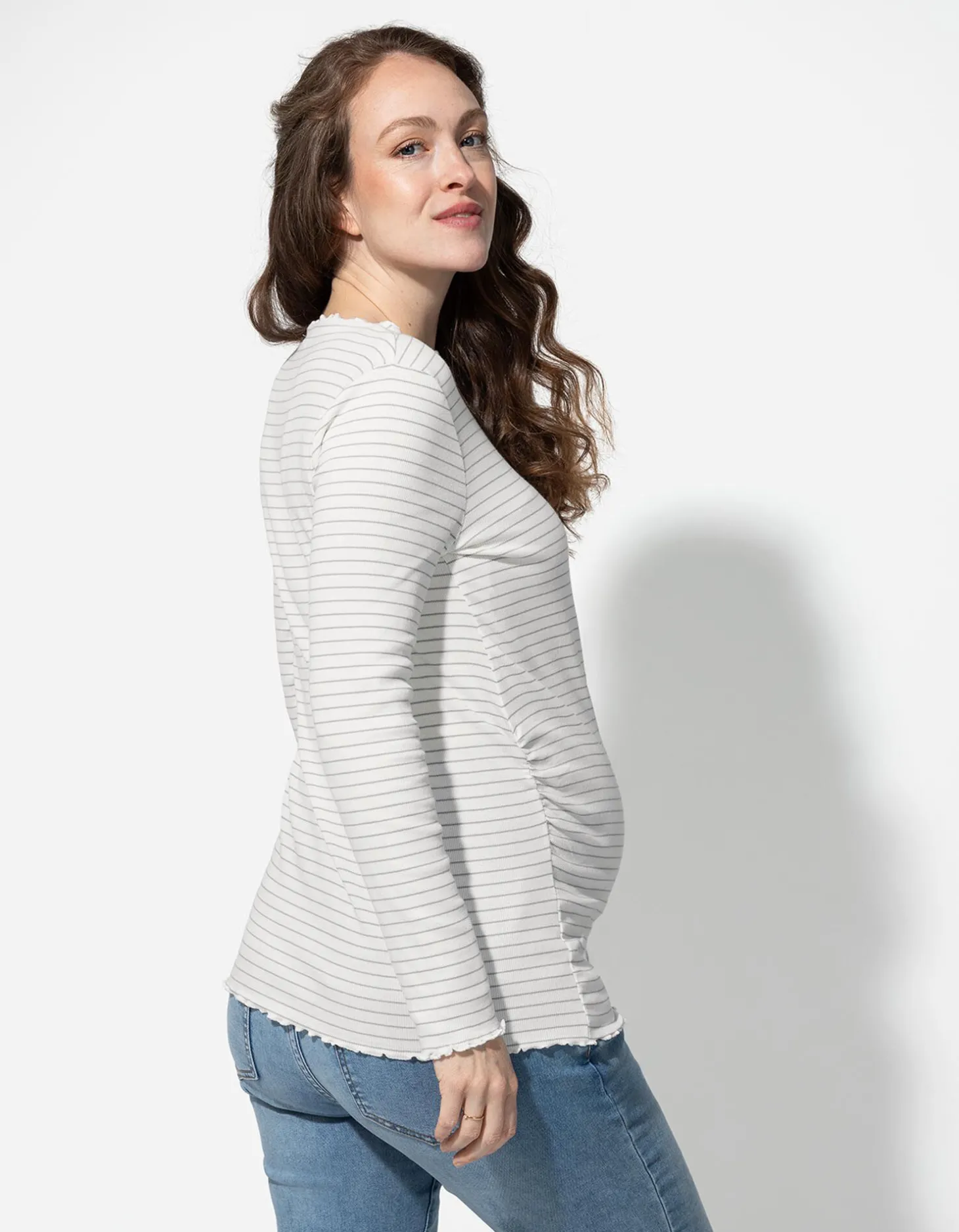Longsleeve - Zwangerschapskleding - groen