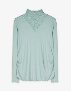 Longsleeve - Zwangerschapskleding - groen