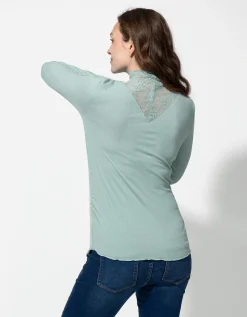 Longsleeve - Zwangerschapskleding - groen