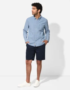 Overhemd - Denim - lichtblauw