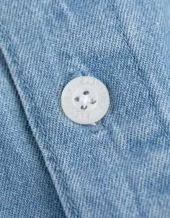 Overhemd - Denim - lichtblauw