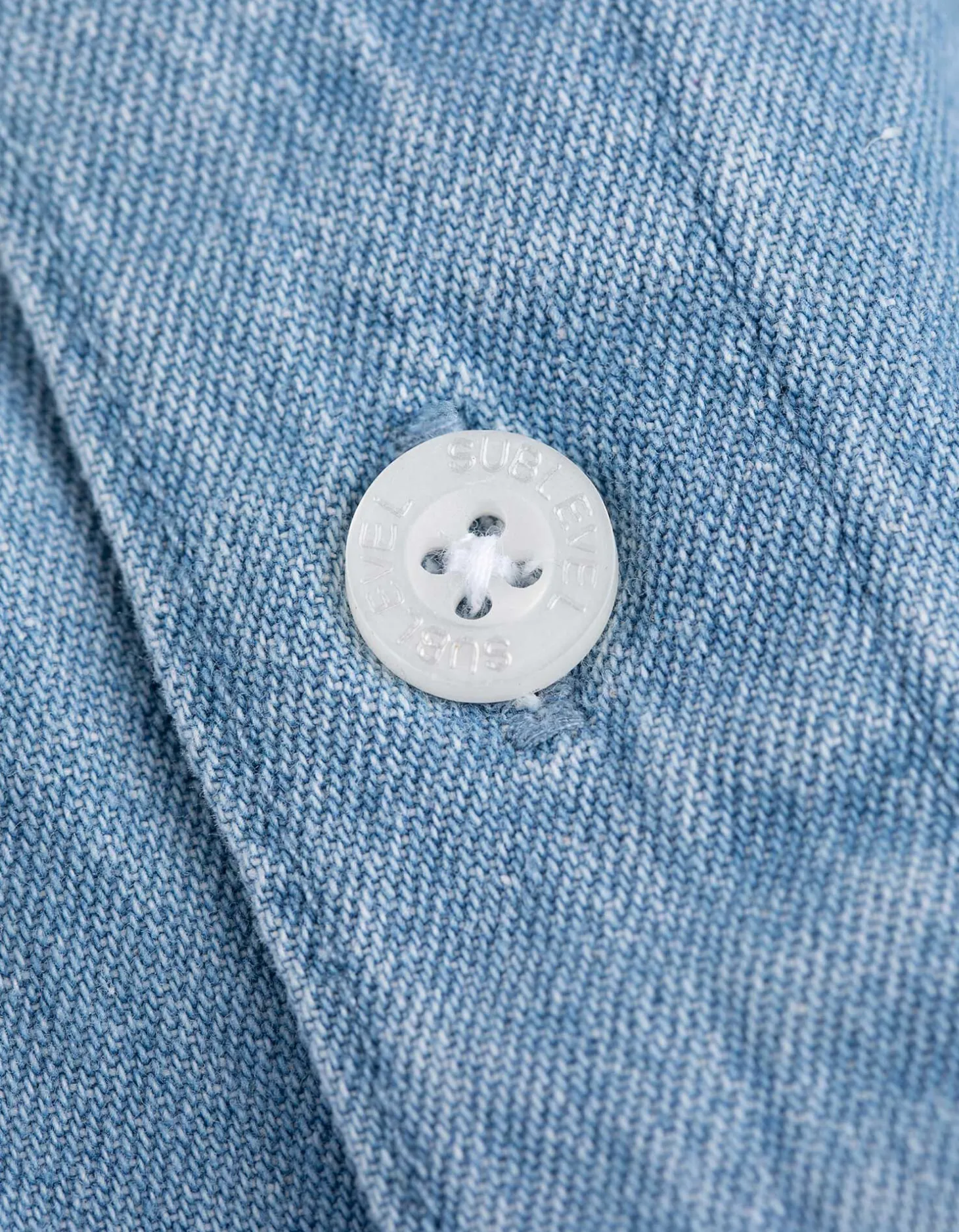 Overhemd - Denim - lichtblauw