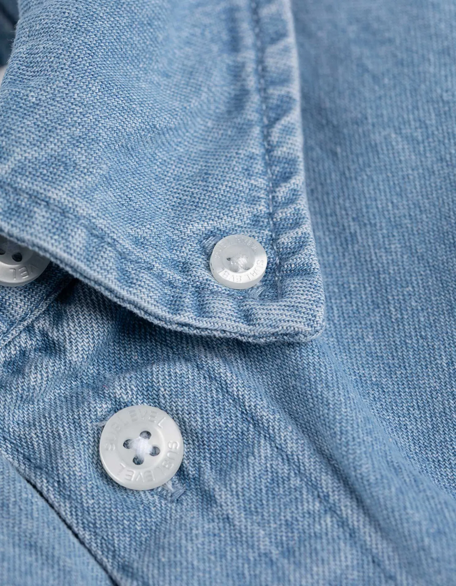 Overhemd - Denim - lichtblauw