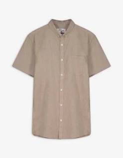 Overhemd - Gemêleerd - beige