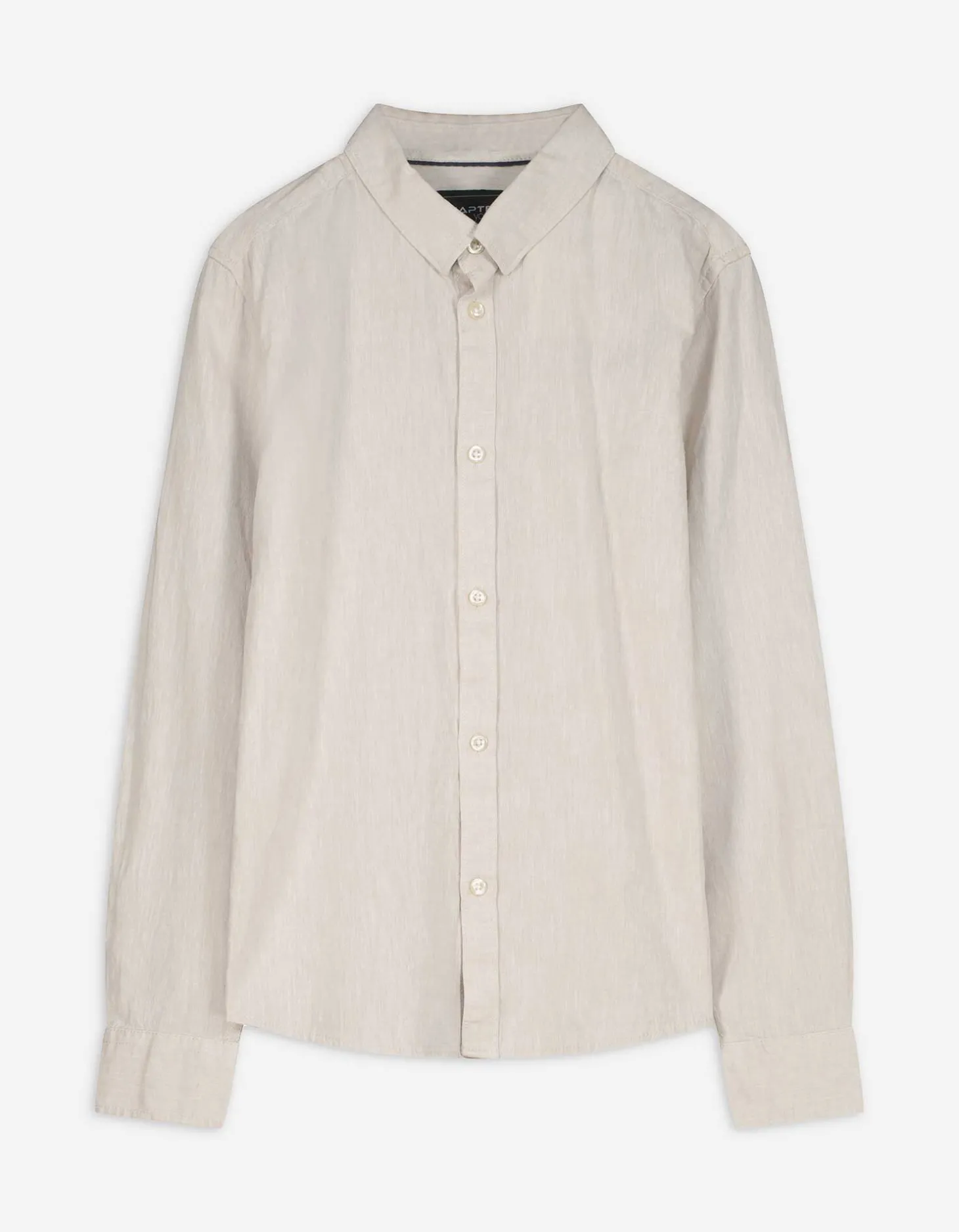 Overhemd - Linnen - beige