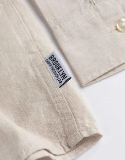 Overhemd - Linnen - beige