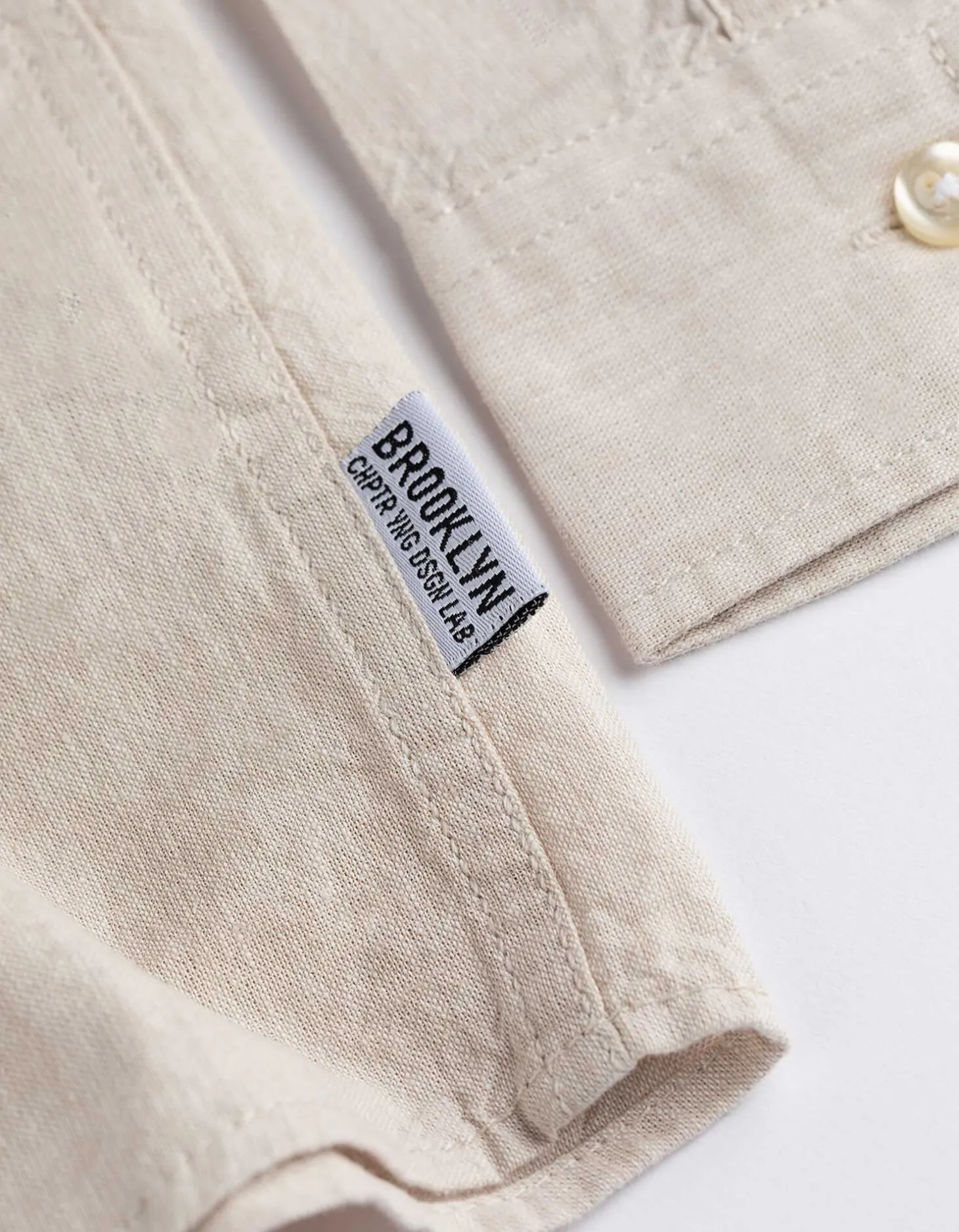 Overhemd - Linnen - beige