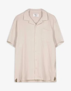 Overhemd - Mousseline - beige