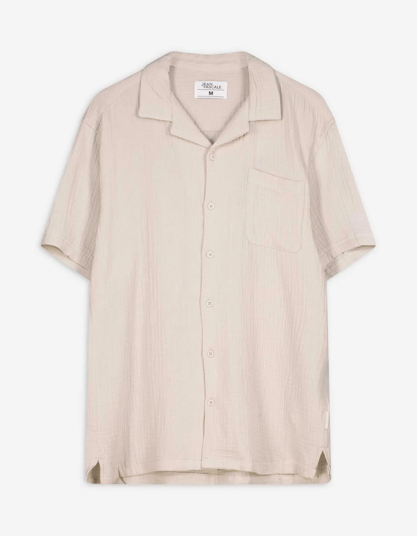 Overhemd - Mousseline - beige
