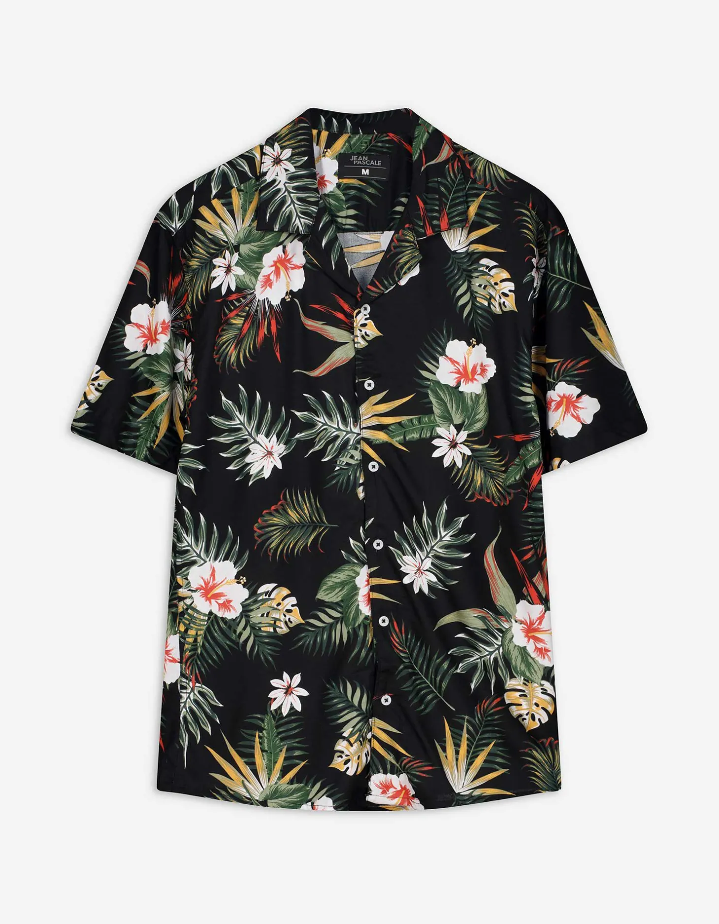 Overhemd - Print all-over - zwart