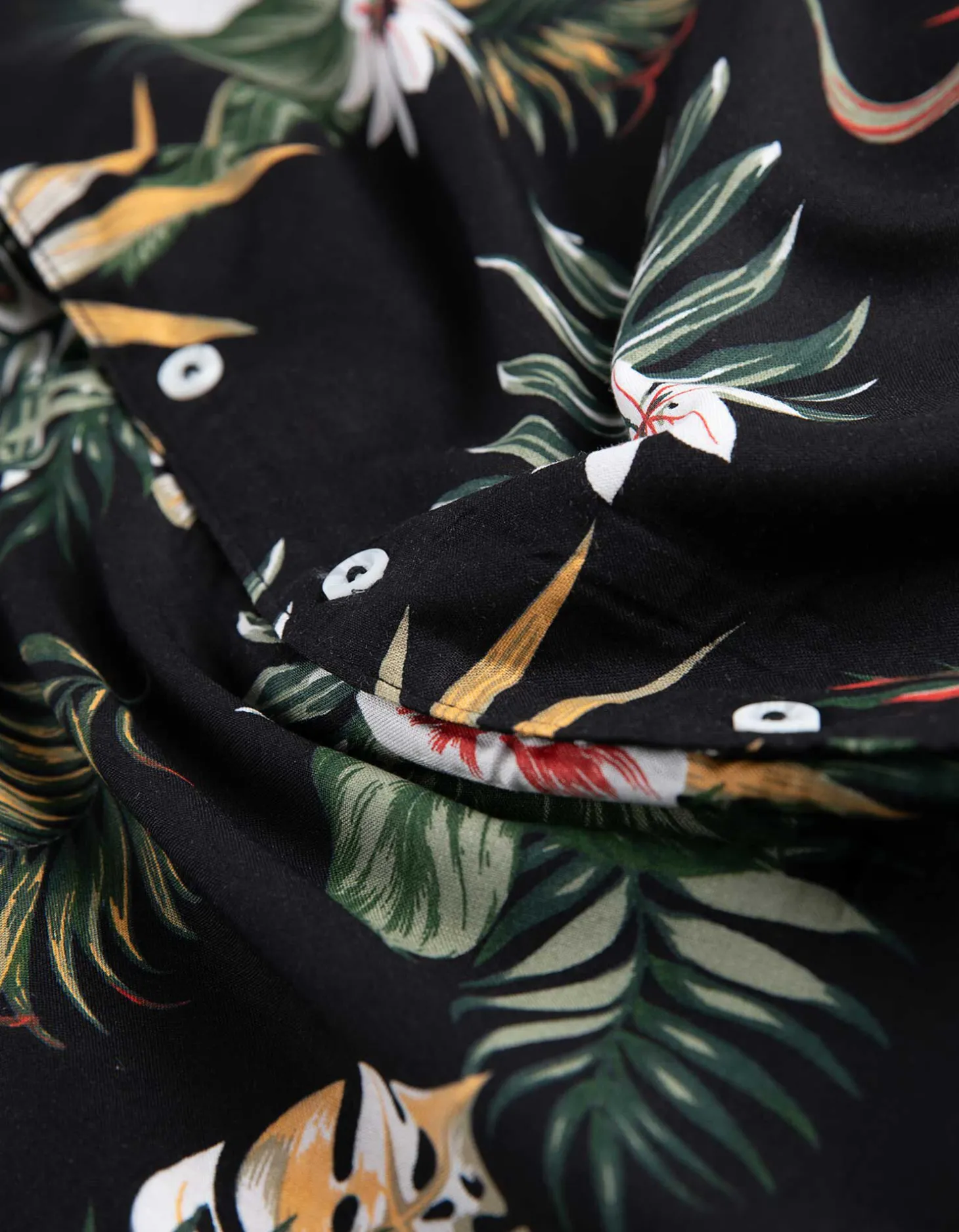 Overhemd - Print all-over - zwart