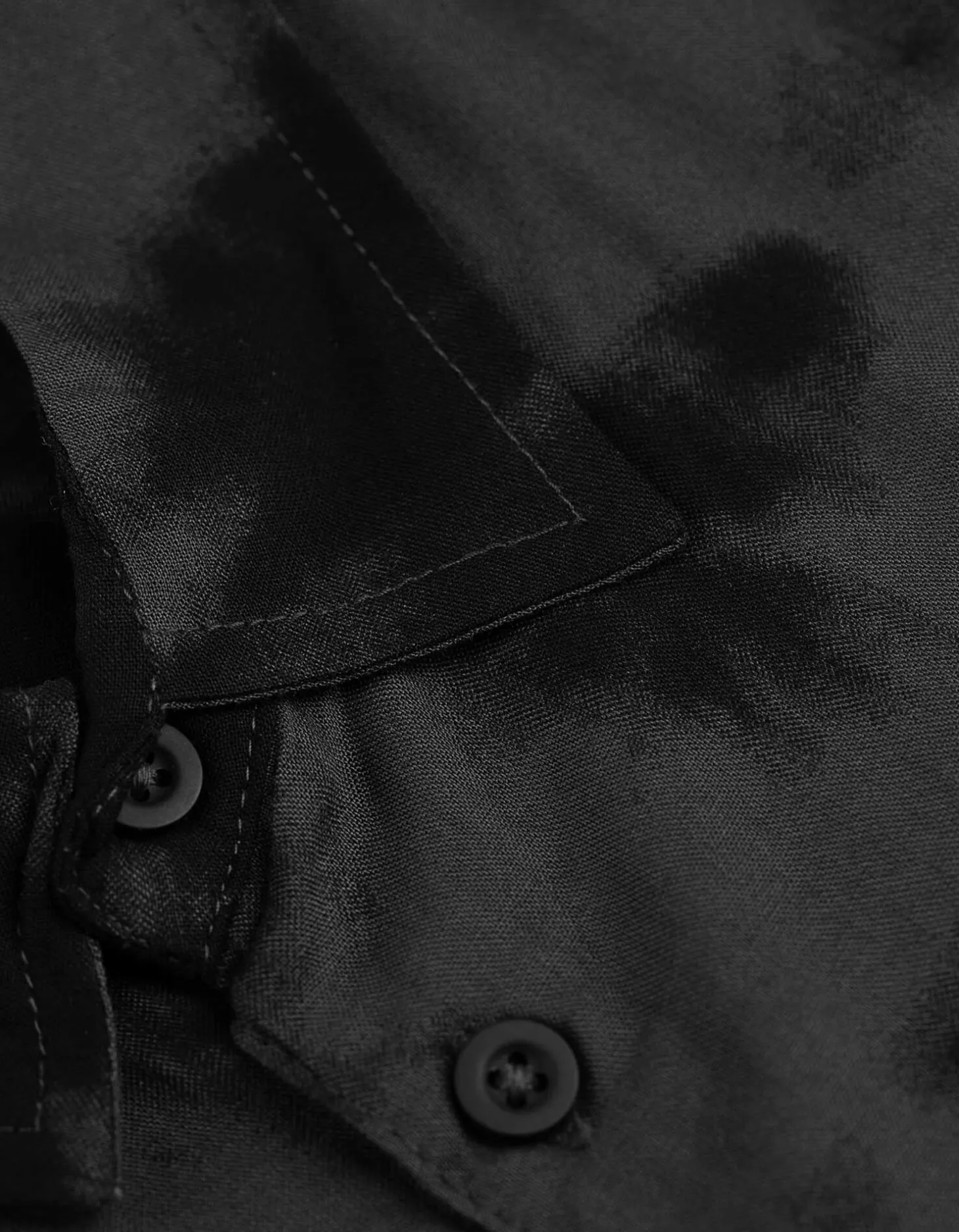 Overhemd - Print all-over - donkergrijs