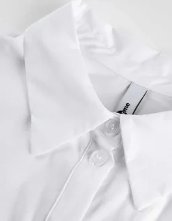 Overhemdblouse - Langer achterpand - wit
