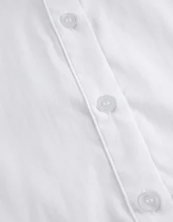 Overhemdblouse - Langer achterpand - wit