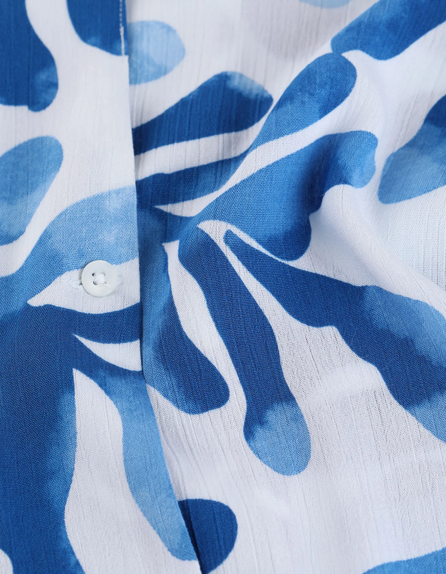 Overhemdblouse - LENZING™ ECOVERO™ - wit