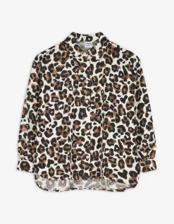 Overhemdblouse - Mousseline - wit