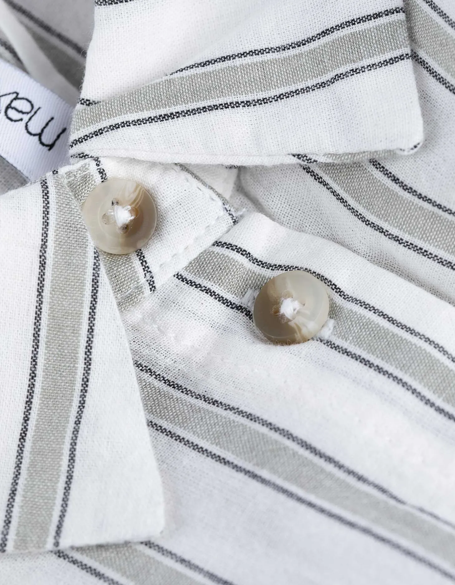 Overhemdblouse - Overhemd kraag - wit