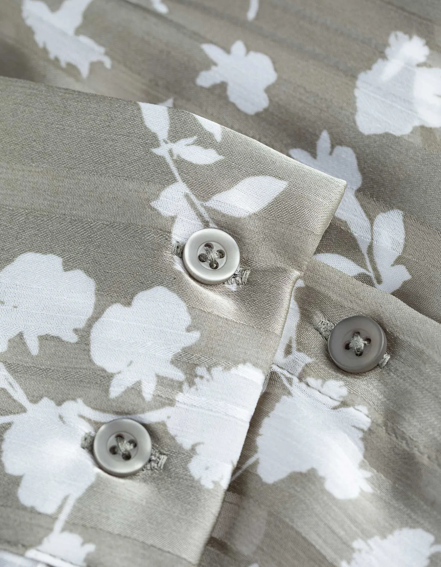 Overhemdblouse - Print all-over - donkergroen