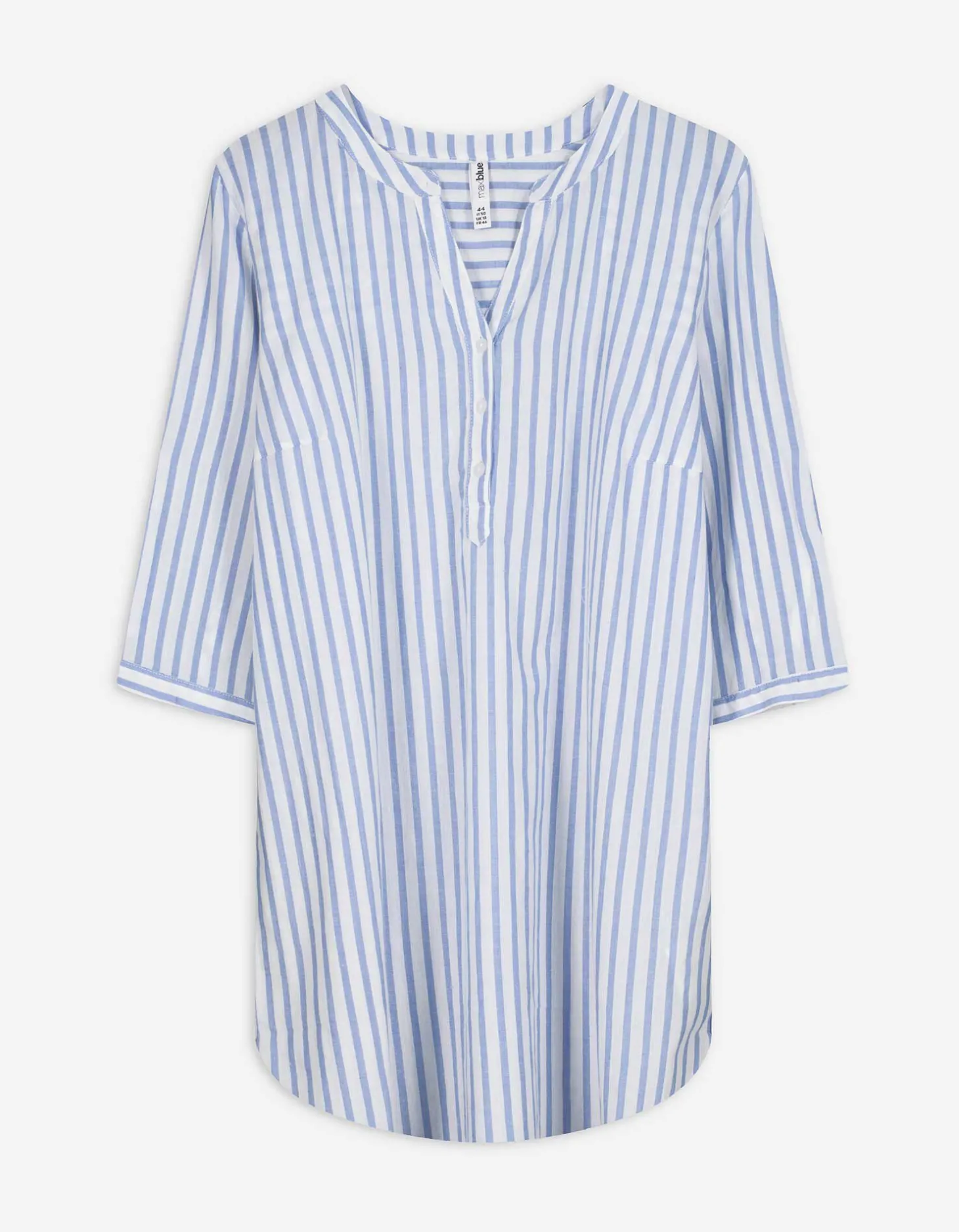 Overhemdblouse - Strepen - donkerblauw