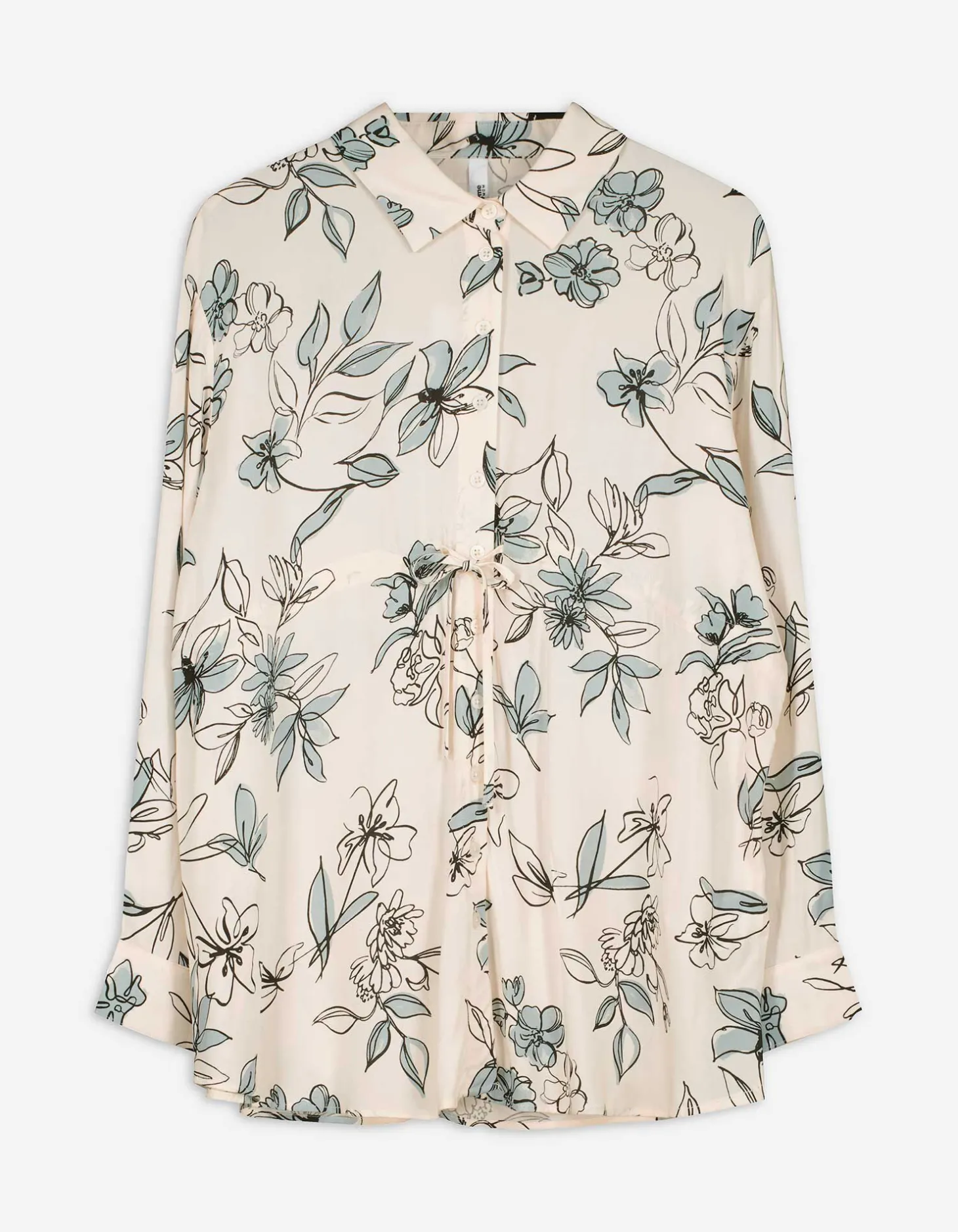 Overhemdblouse - Zwangerschapskleding - wit