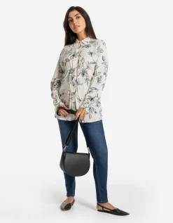Overhemdblouse - Zwangerschapskleding - wit