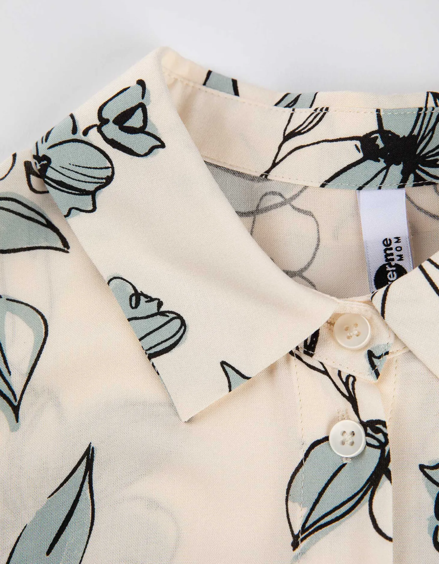 Overhemdblouse - Zwangerschapskleding - wit
