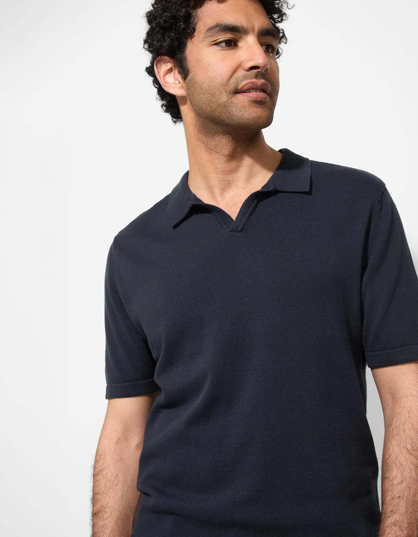 Poloshirt - Breigoed - donkerblauw