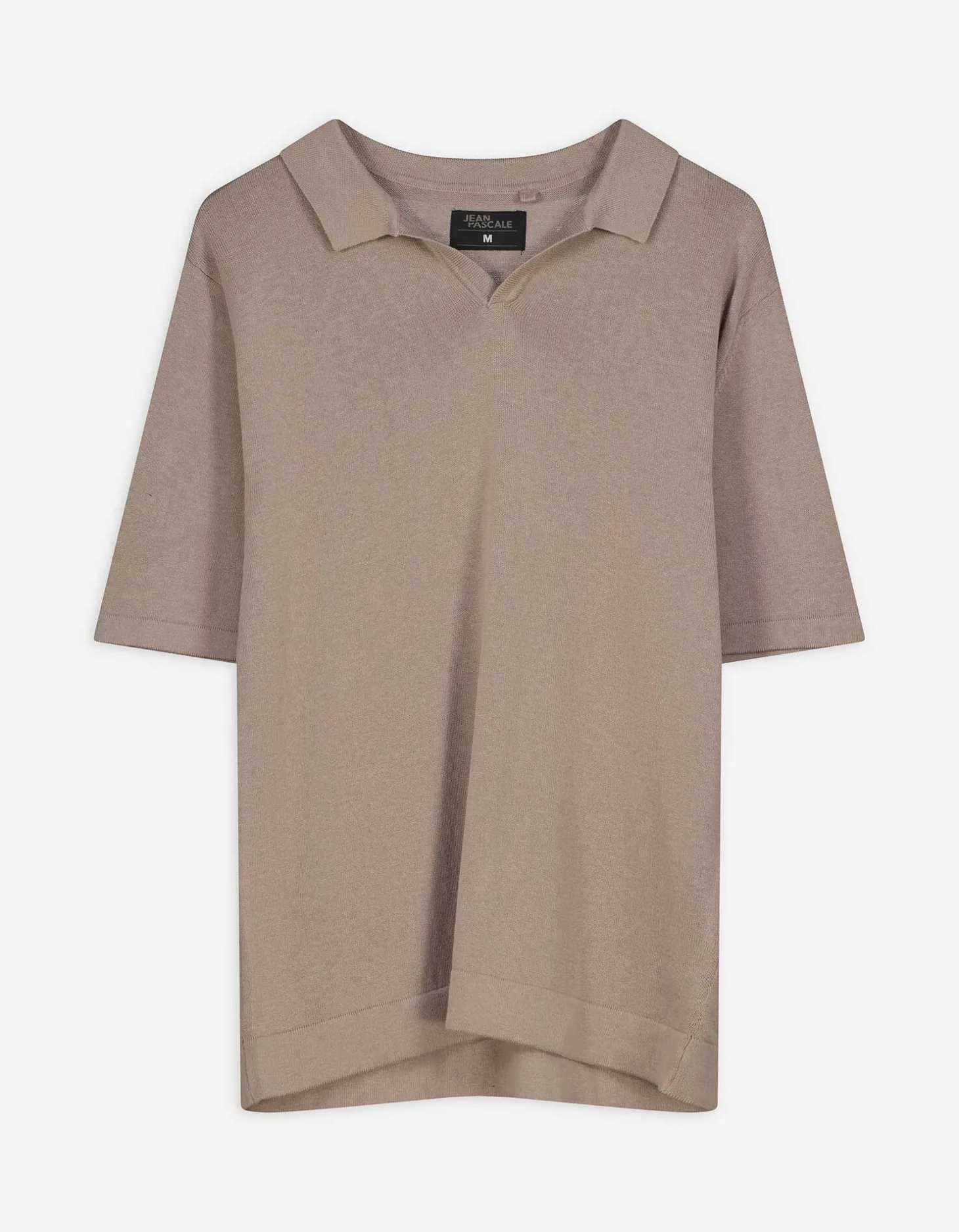 Poloshirt - Breigoed - lichtbruin