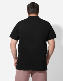 Poloshirt - Effen - zwart