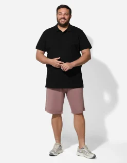 Poloshirt - Effen - zwart