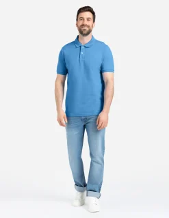 Poloshirt - Katoen - blauw
