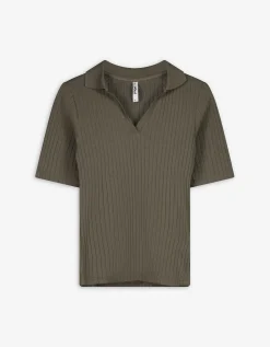 Poloshirt - Katoenmix - donkergroen