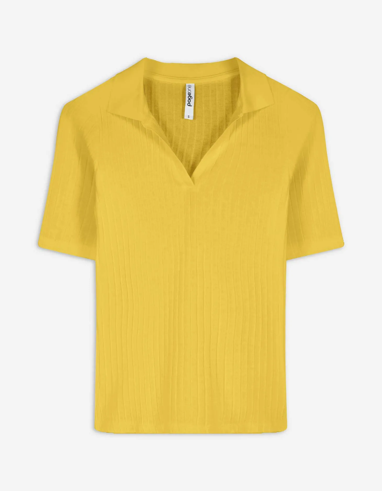 Poloshirt - Katoenmix - donkergeel