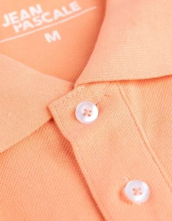 Poloshirt - Knoopsluiting - oranje