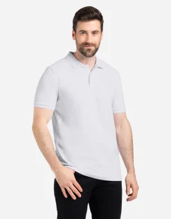 Poloshirt - Knoopsluiting - wit