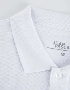 Poloshirt - Knoopsluiting - wit