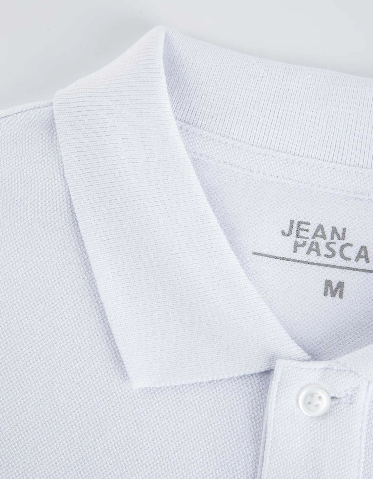 Poloshirt - Knoopsluiting - wit
