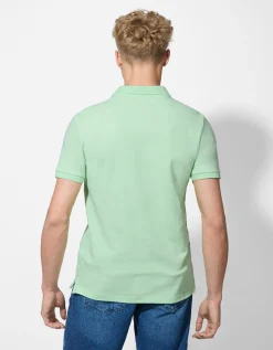 Poloshirt - Knoopsluiting - lichtgroen
