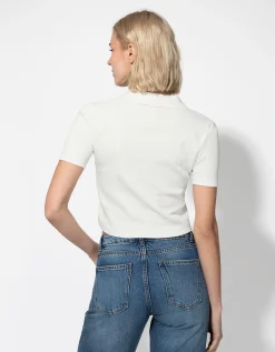 Poloshirt - Overhemd kraag - wit