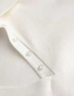 Poloshirt - Overhemd kraag - wit