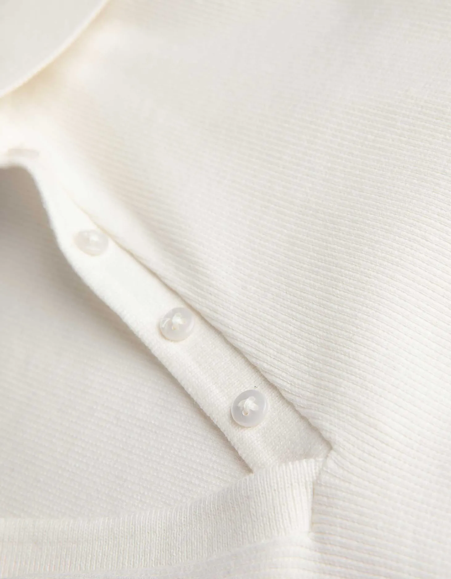 Poloshirt - Overhemd kraag - wit