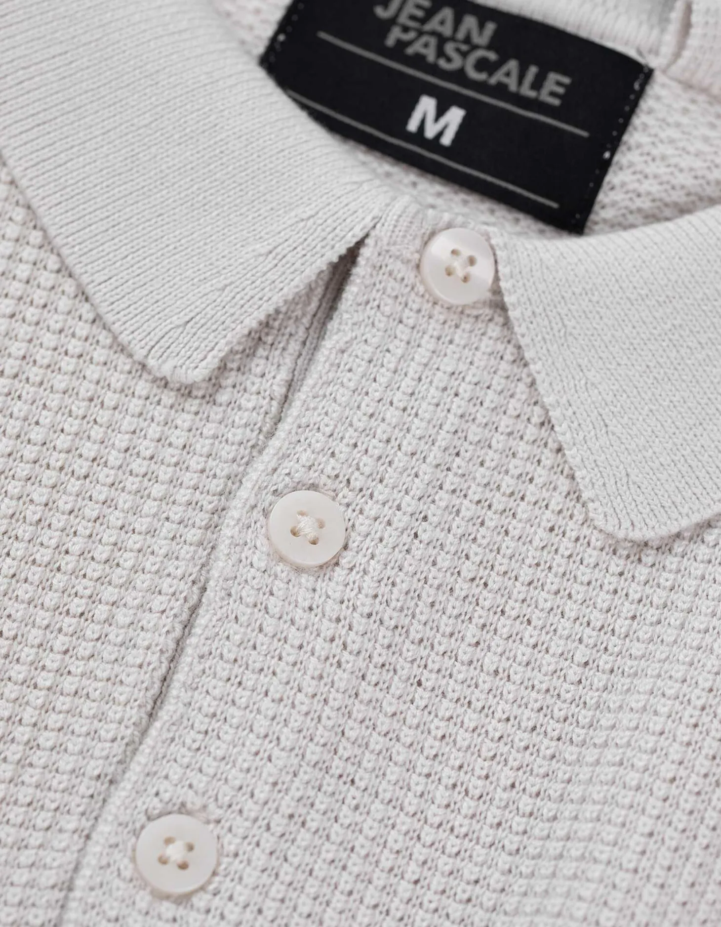 Poloshirt - Polo kraag - beige