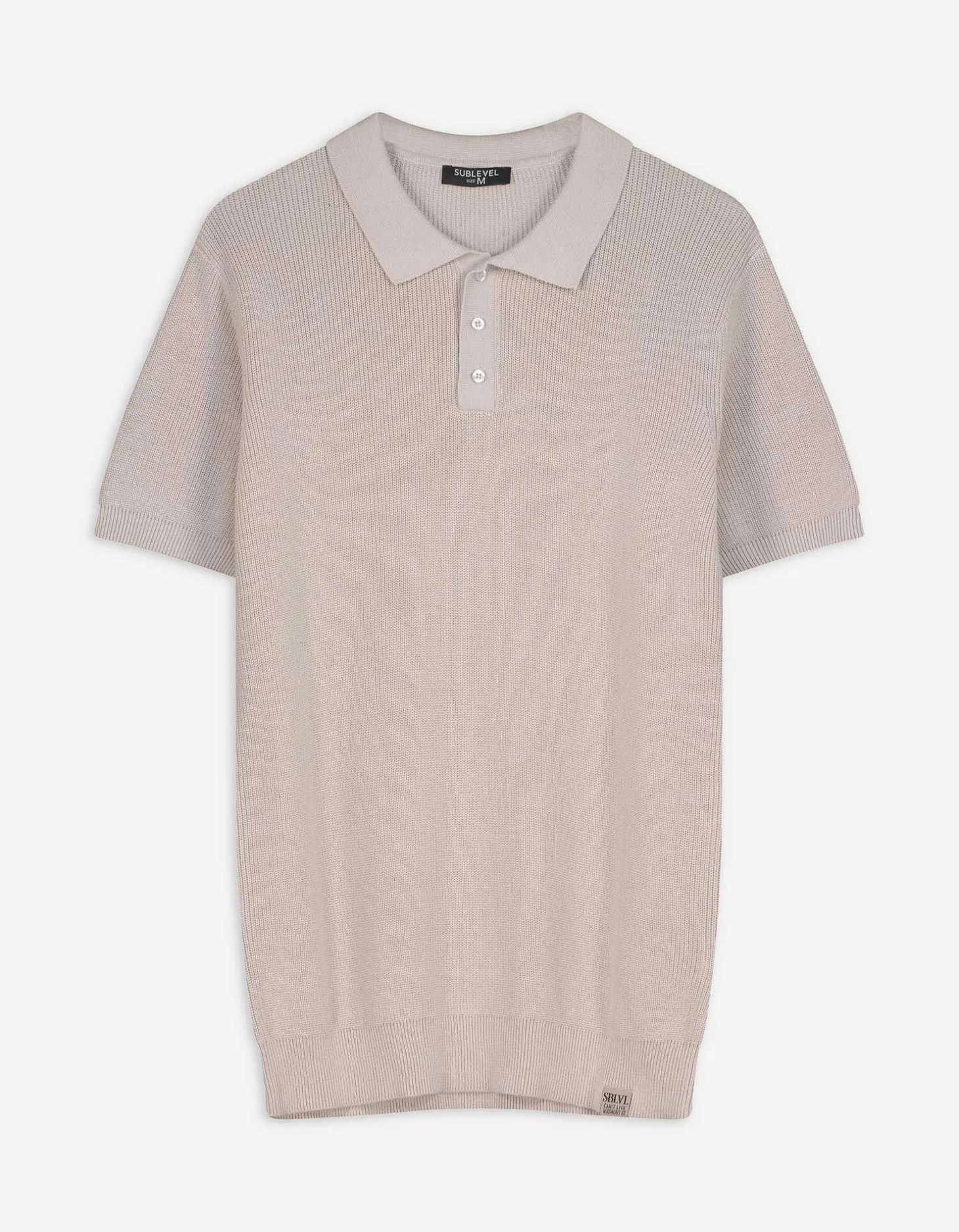Poloshirt - Polo kraag - beige