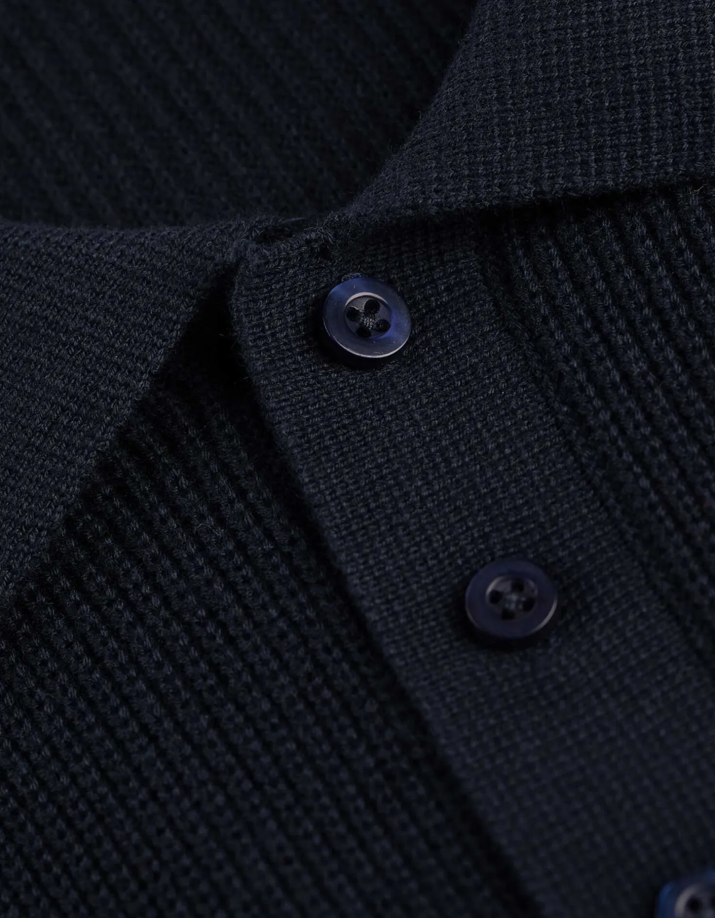 Poloshirt - Polo kraag - donkerblauw