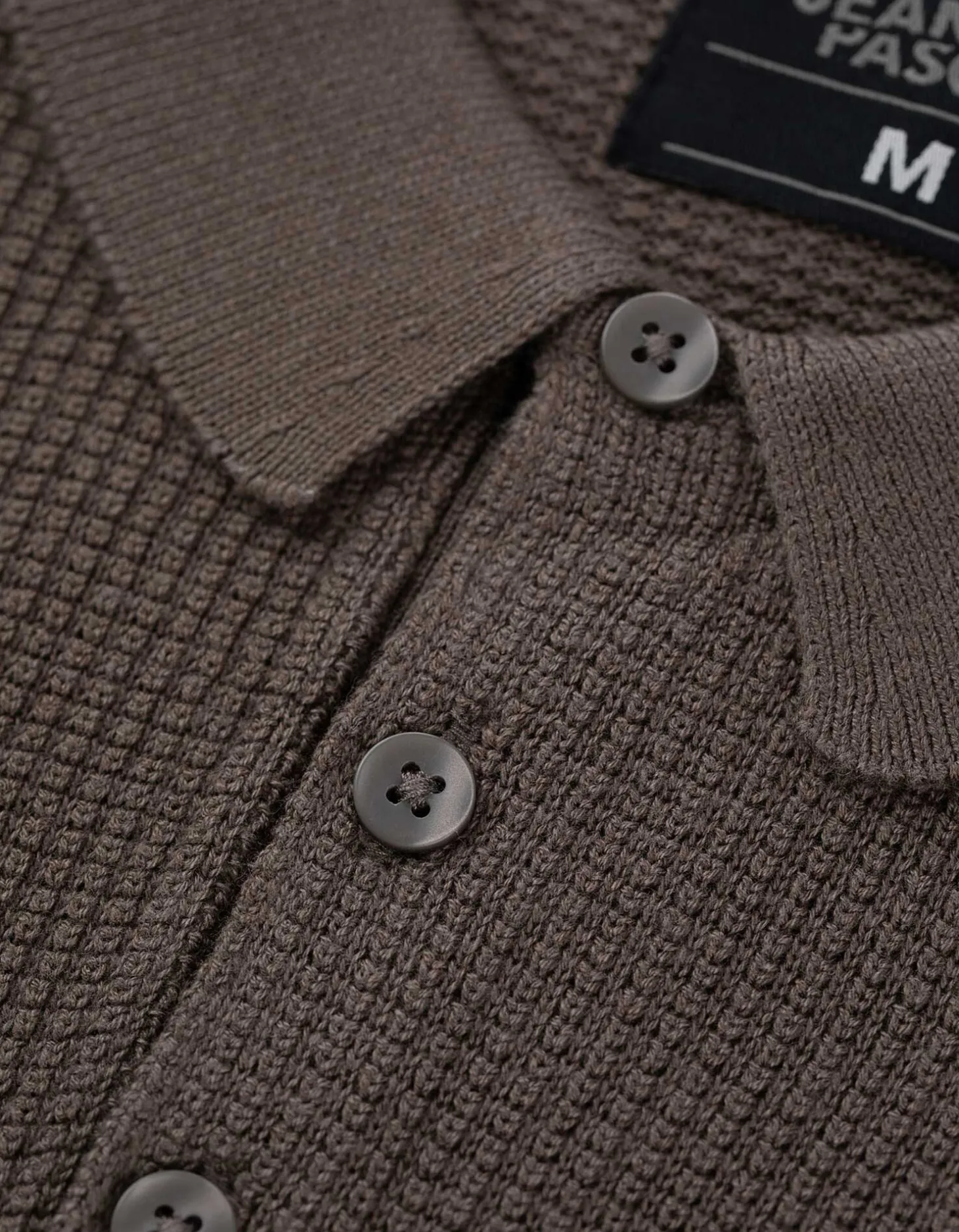 Poloshirt - Polo kraag - lichtbruin