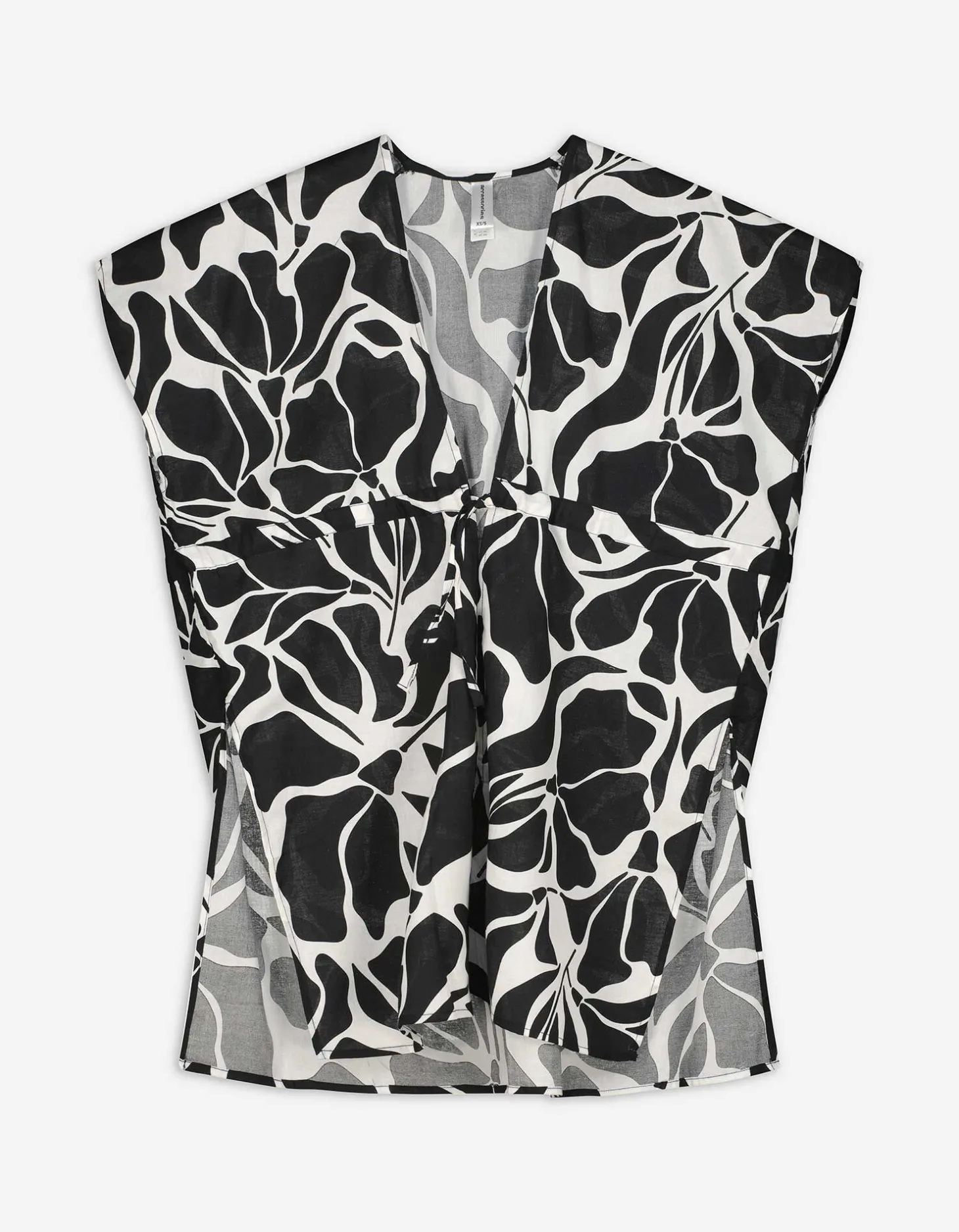 Print all-over - zwart