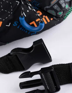 Print all-over - zwart