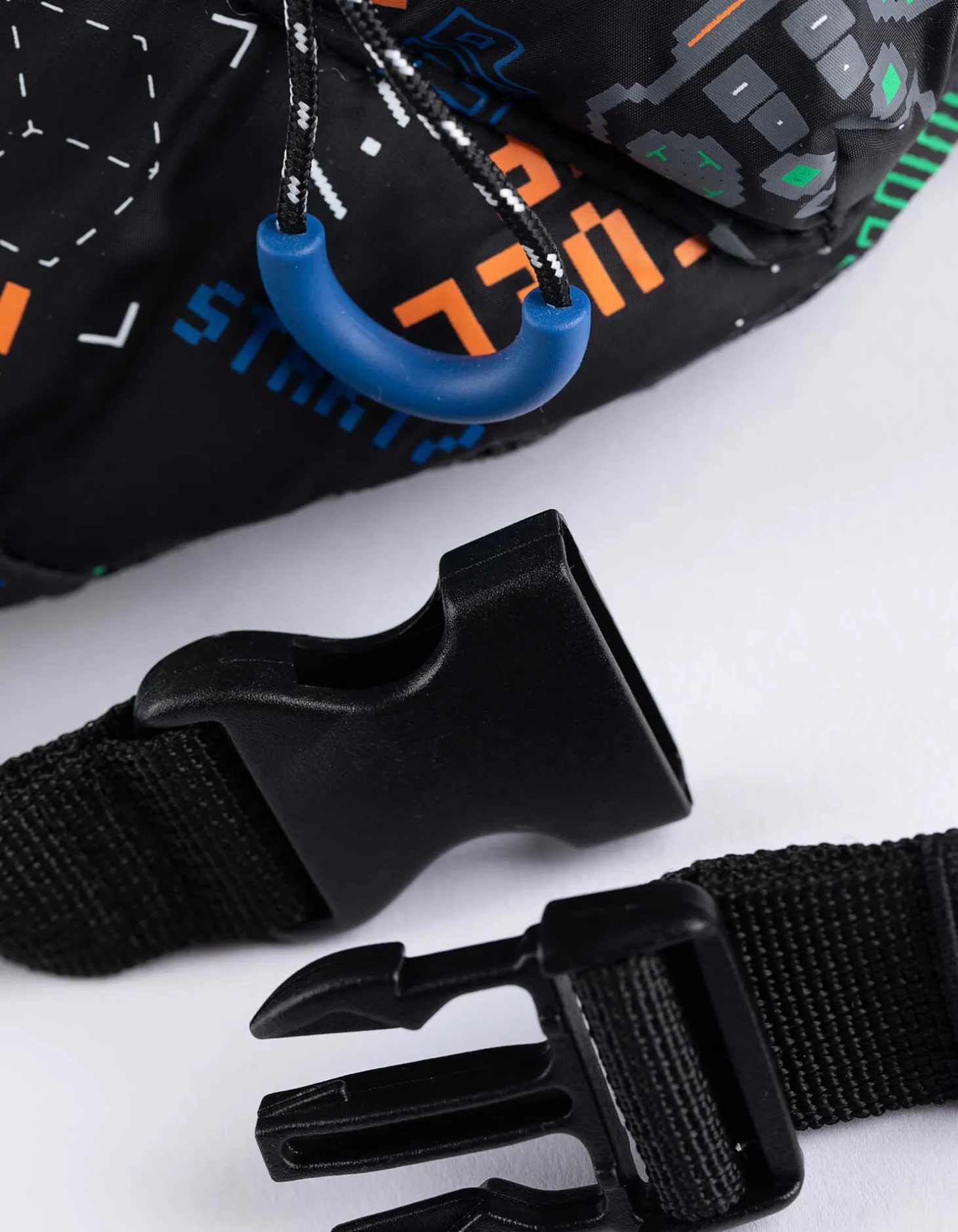 Print all-over - zwart